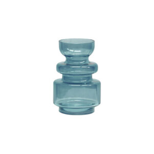Vaas | Glas blauw Ø15xH24