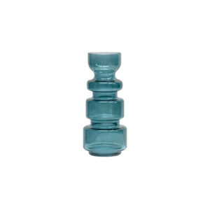 Vaas | Glas blauw Ø15xH37