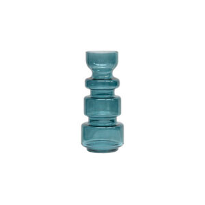 Vaas | Glas blauw Ø15xH37