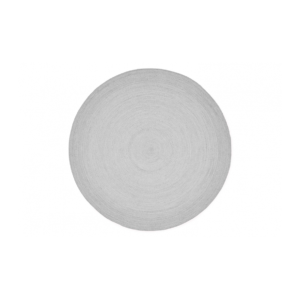 Vloerkleed rond L | Buitenkleed rond licht grijs Ø200