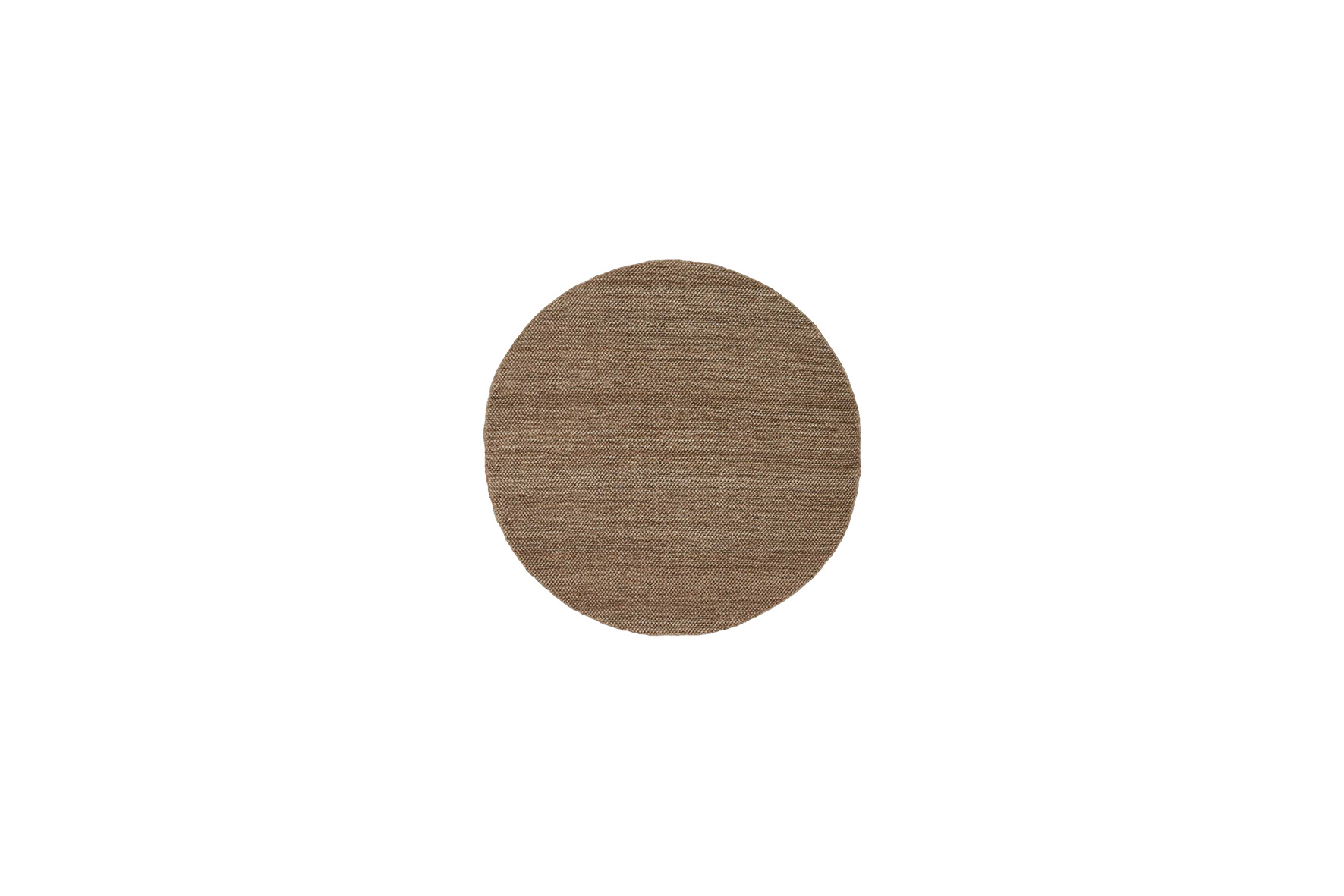 Vloerkleed rond M | Cognac Ø180