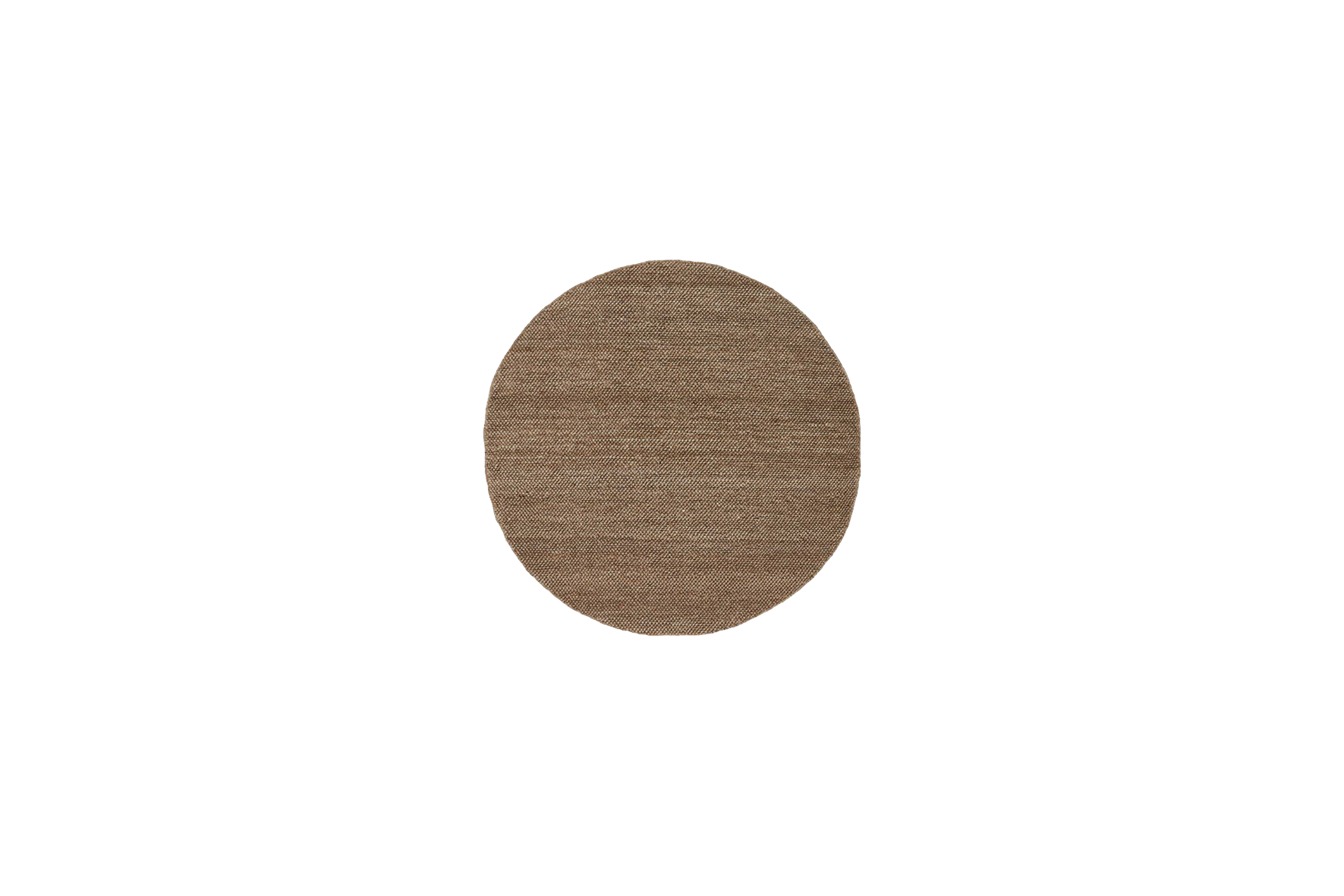 Vloerkleed rond M | Cognac Ø180