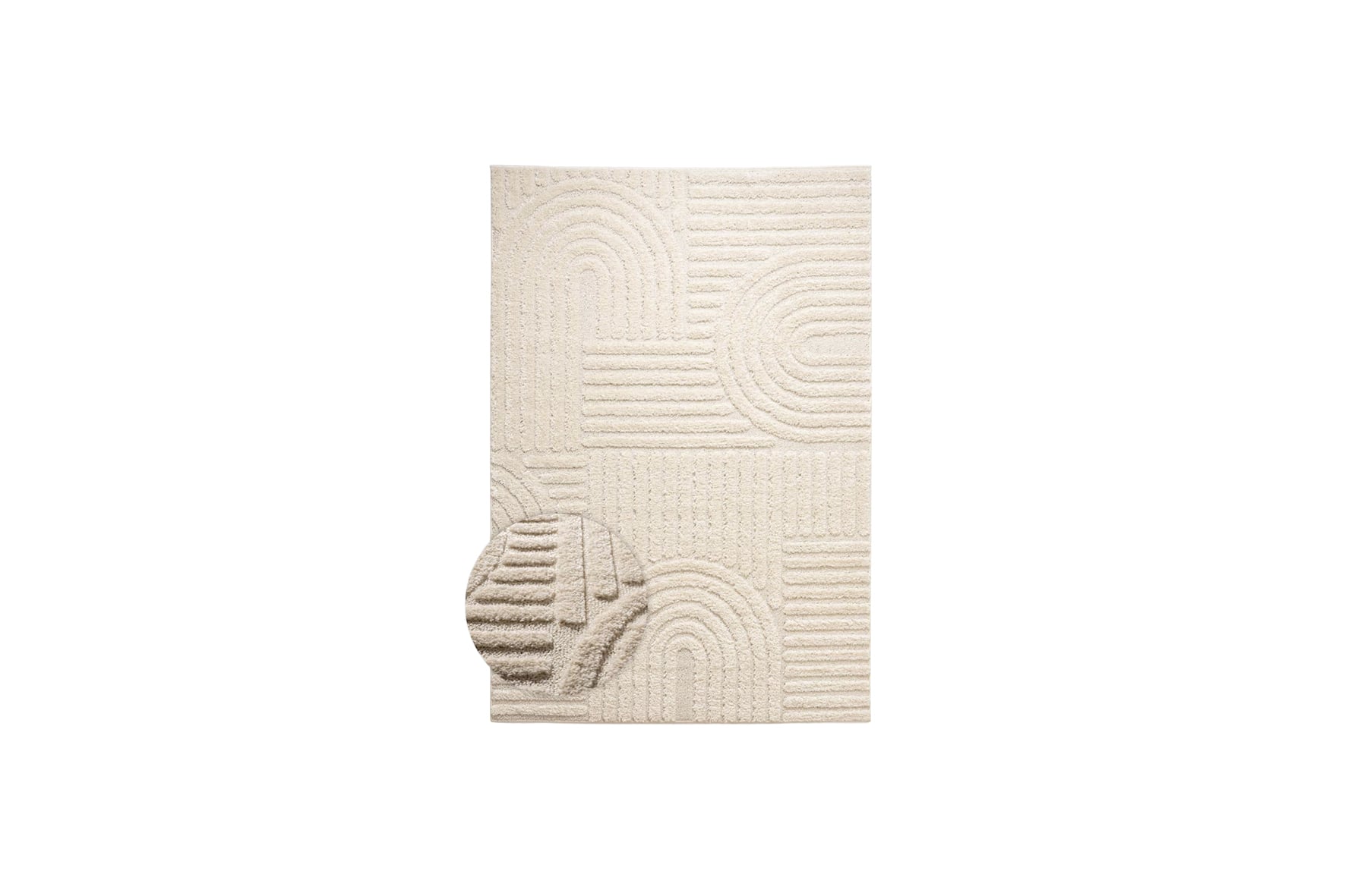 Vloerkleed L | Regenbogenpatroon beige L230xB160