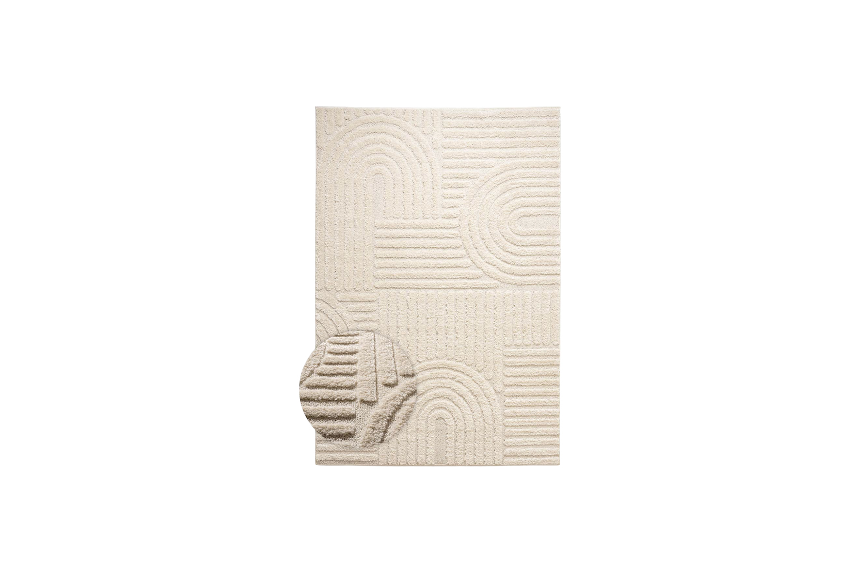 Vloerkleed L | Regenbogenpatroon beige L230xB160