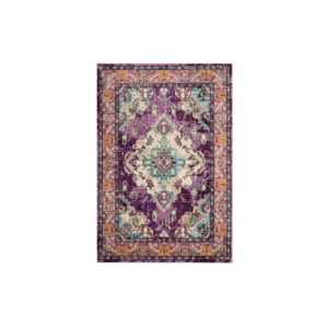 Vloerkleed L | Lila boho-chique L231xB145