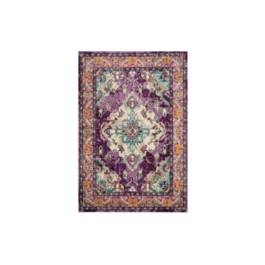 Vloerkleed L | Lila boho-chique L231xB145