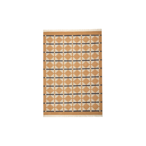 Vloerkleed L | Geel/beige geometrisch omkeerbaar L240xB170