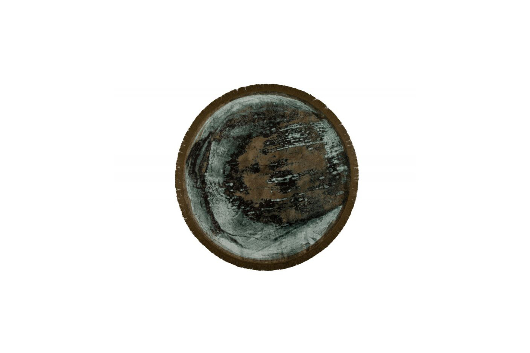 Vloerkleed rond M | Rocky multicolor Ø175