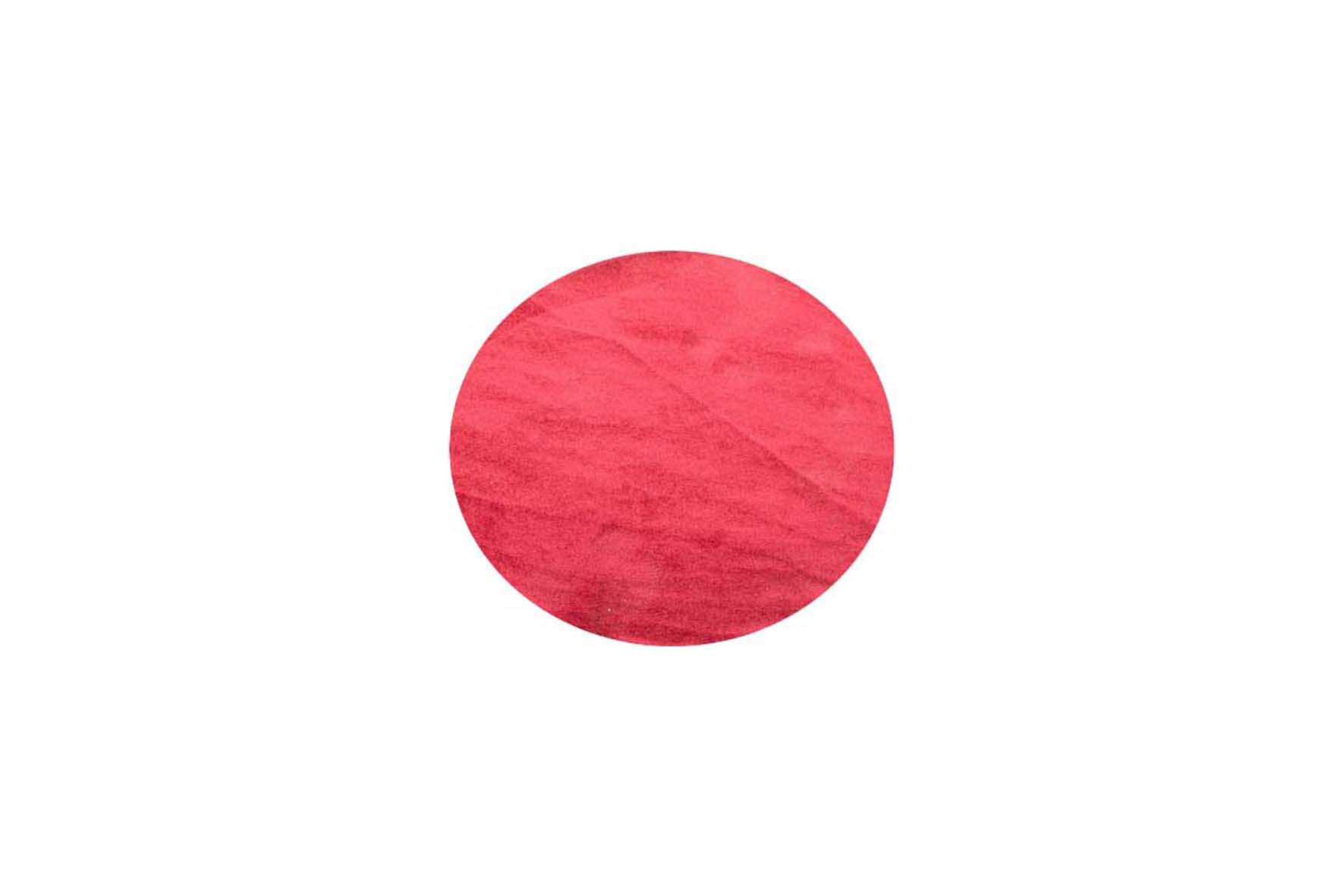 Vloerkleed rond S  | Rood Ø127