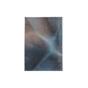 Vloerkleed XL | Stencil blauw/antraciet L340xB240