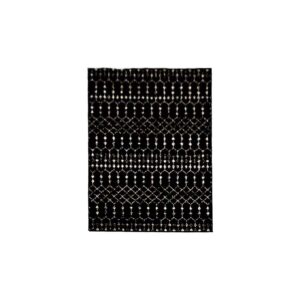 Vloerkleed L | Zwart/wit L230xB170