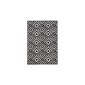 Vloerkleed L | Jaipur print zwart/wit L230xB160