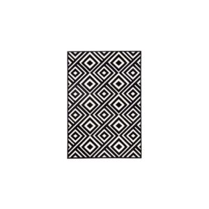 Vloerkleed L | Jaipur print zwart/wit L230xB160