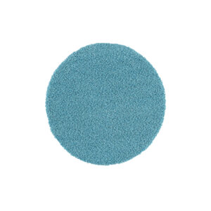 Vloerkleed rond L | Blauw hoogpolig Ø200