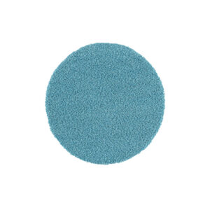 Vloerkleed rond L | Blauw hoogpolig Ø200