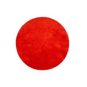 Vloerkleed rond M | Rood Ø195