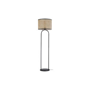 Floor lamp rotan black Ø40xH146