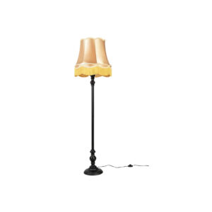 Floor lamp black with gold lamp shade Ø45xH166