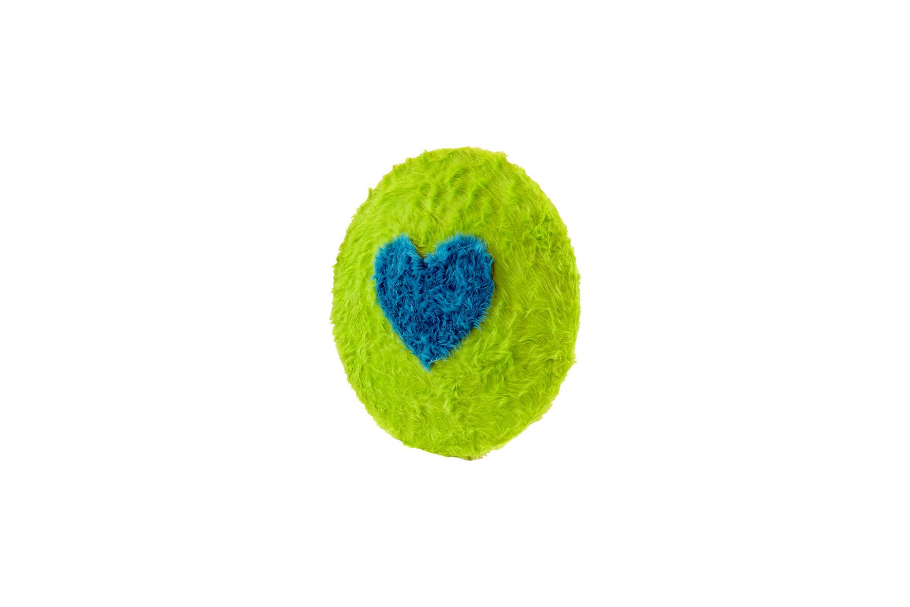 Floor panel fluff circle light green Ø120