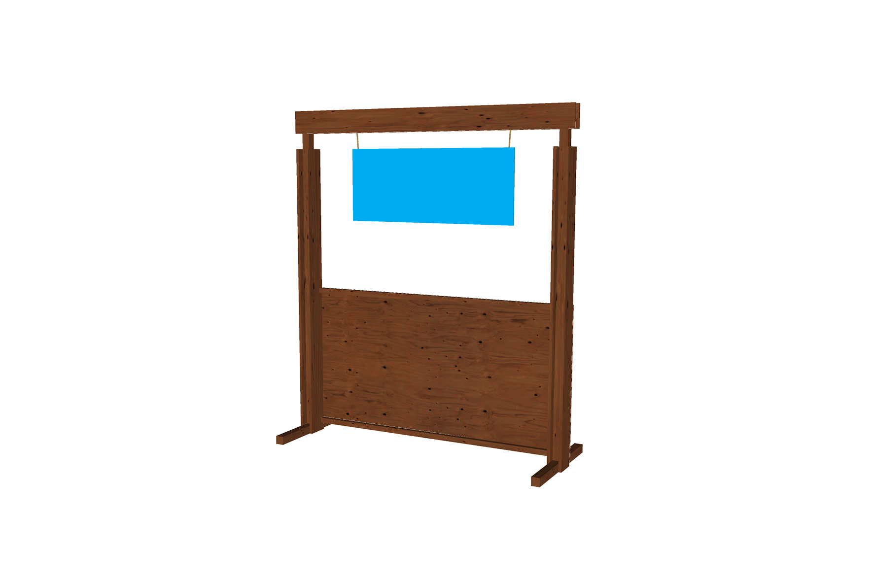 Wonderwood poort klein L250xB100xH282 (set)