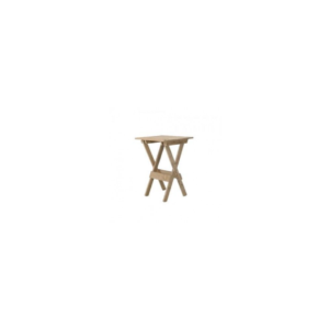 Industrial woody high table L75xW75xH110