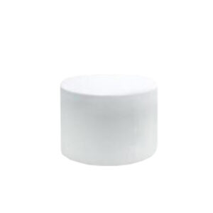 X | Lounge pouf white Ø60xH45