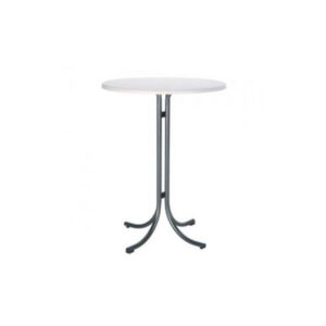 X | Standing table foldable white Ø85xH114