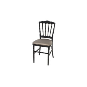 X | Chair black with bronze cushion L41xW41xH87