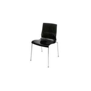 X | Chair high gloss black L51xW40xH78