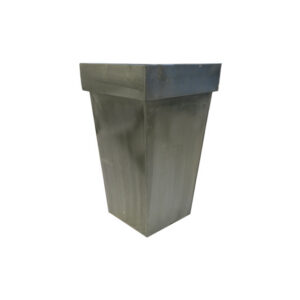 Plantenbak zink Ø37xH60