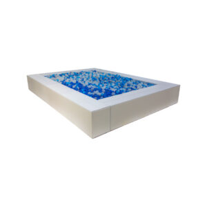 Zwembad blauw/wit L400xB280xH50