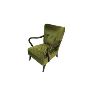 Berlin fauteuil groen L62xB59xH91