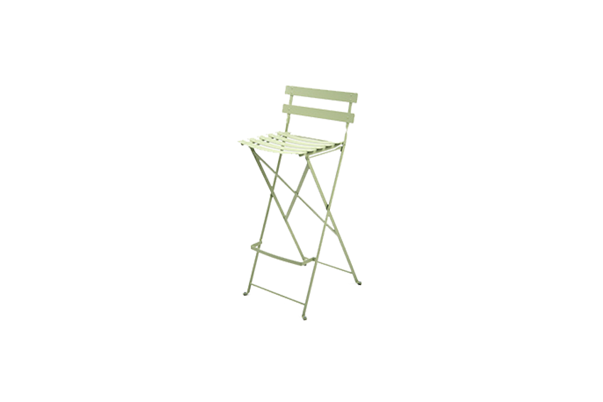 Bistro barstool Fermob willow green H74