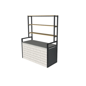 Brooklyn backbar buffet stelling | enkel (set)