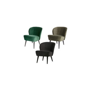 Cosmo Velvet fauteuil L70xB59xH71 (diverse kleuren)
