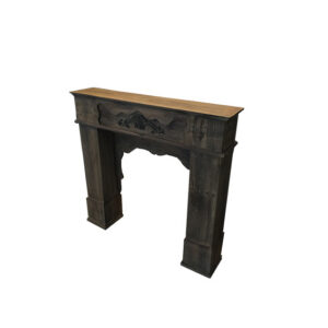 Deco | Vintage open haard / schouw bruin L101,5xB20xH98
