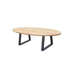 Brooklyn dinertafel ovaal naturel A-vorm poot L220xB110xH76
