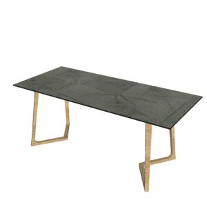 Shape dinertafel eikenhout lang L180xB70xH74 (set)