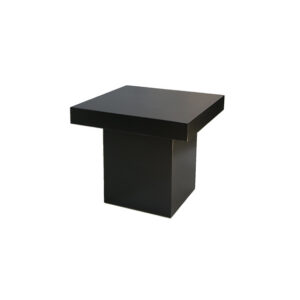 Kaapstad loungetafel zwarte zuil L80xB80xH72