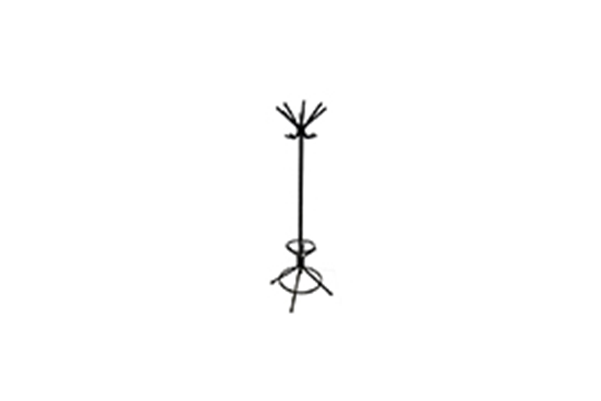 Coat rack standing on legs black H180