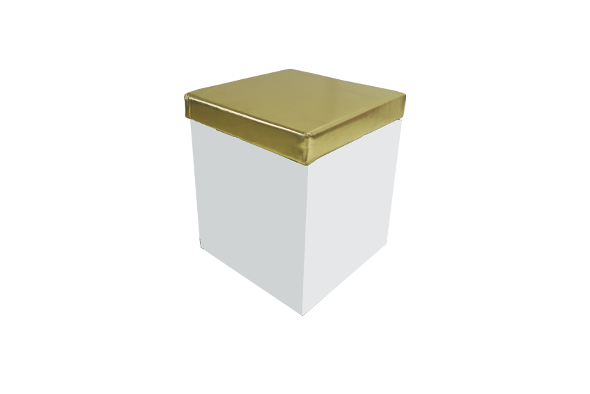 Kopenhagen cube pouf in several colours L40xW40xH40