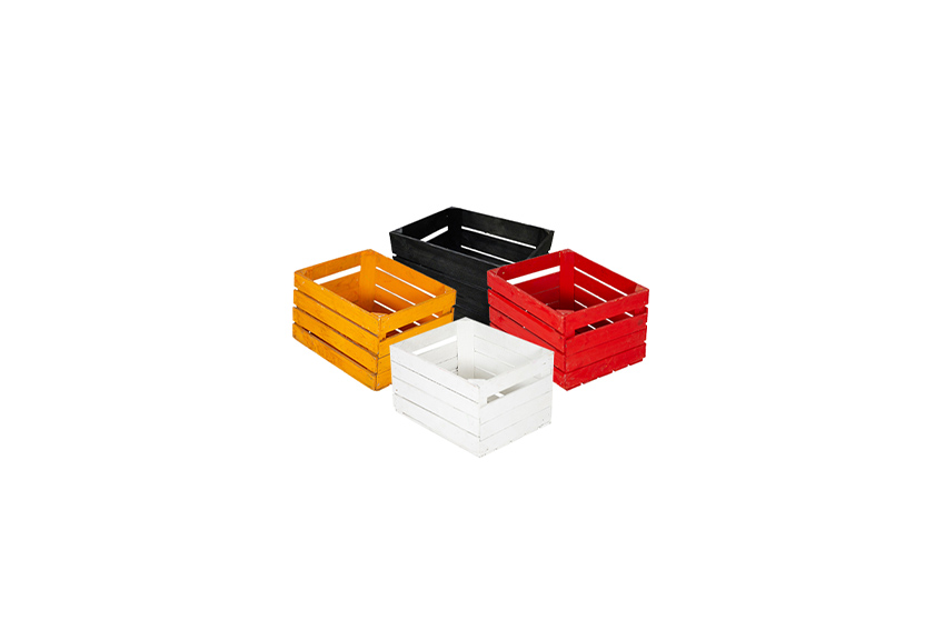 Fruit crate various colours L50xW40xH30
