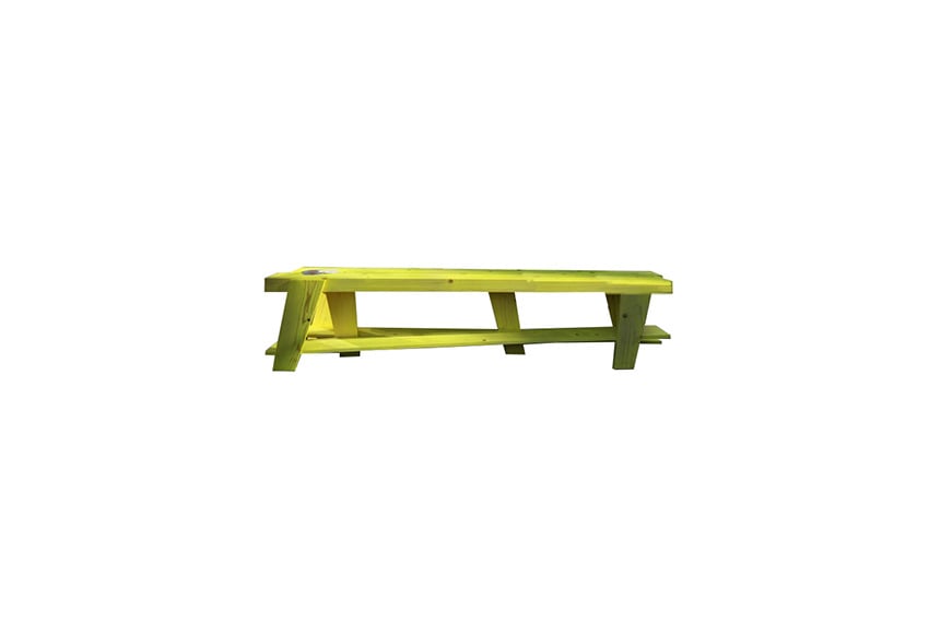 Urban bank fluor geel L204xB27xH45