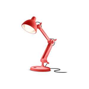 Vloerlamp XL | Bureaulamp rood H200