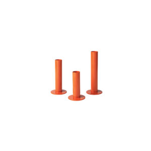 Kandelaar | Oranje set van 3
