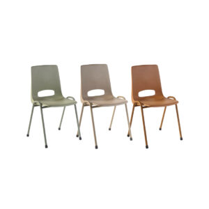 Kuipstoel kunststof L46xB48xH84 (diverse kleuren)