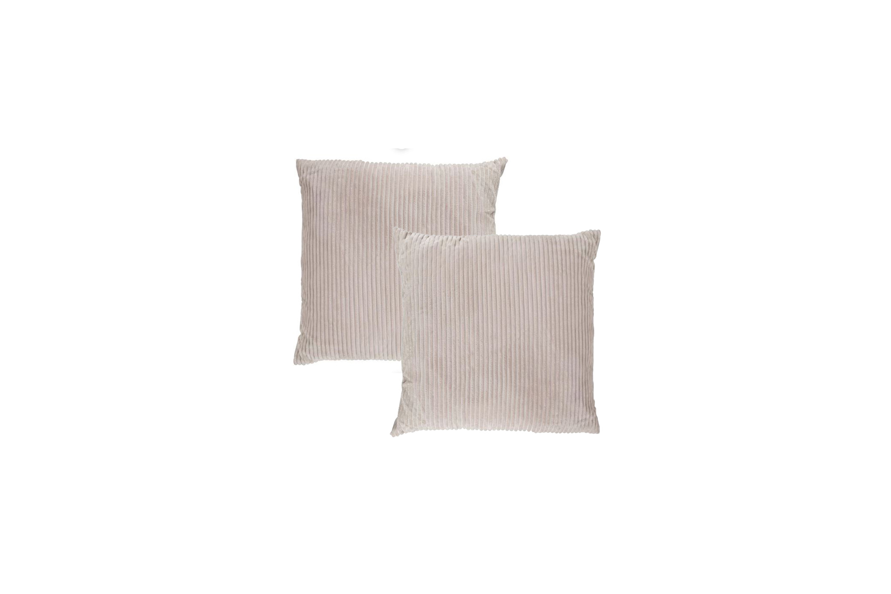 Throw pillow | Rib grey/beige L60xW60