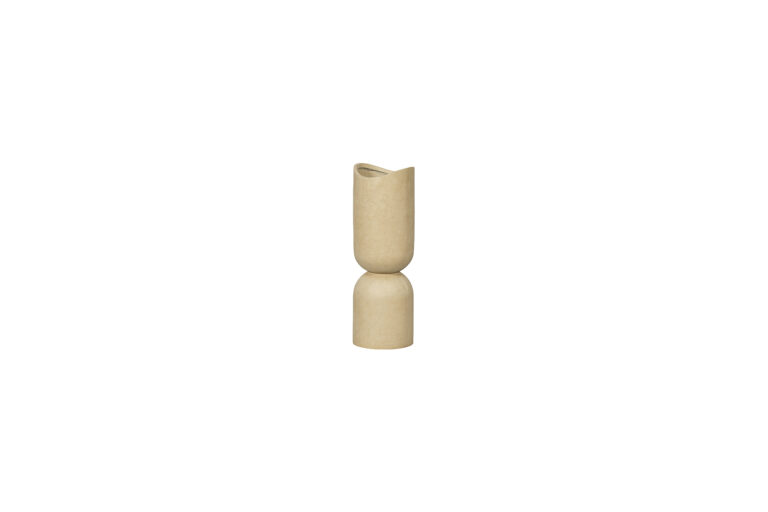 Vaas XL | Beige betonlook Ø25xH75