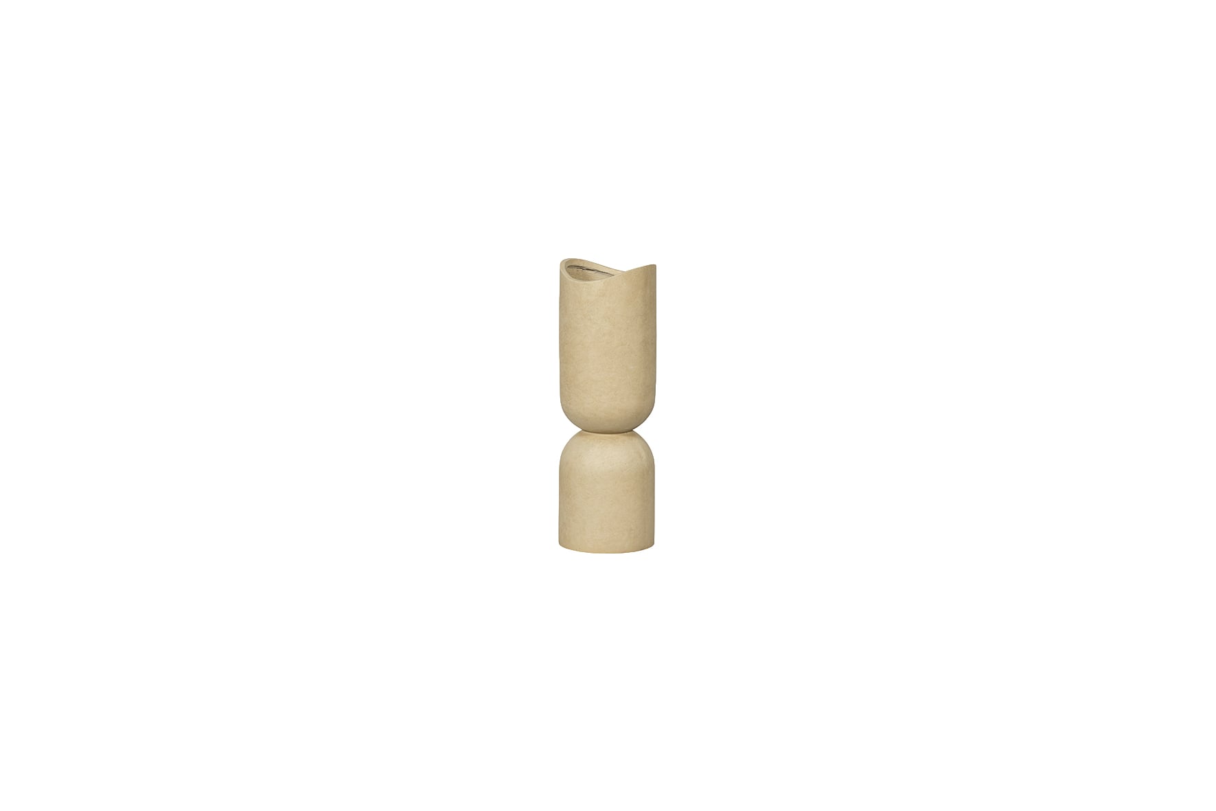 Vaas XL | Beige betonlook Ø25xH75