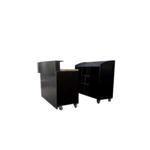 Tokio backbar zwart L150xB63xH132